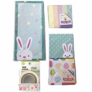 Easter Bunny Planner Accessories Stationery Set List Pad Sticky Notes Washi Tape